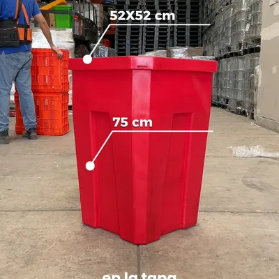 ¿Un contenedor con nombre de cangrejo? ¿Por qué? 🦀. 🦀 120 litros, tapa plana y cuatro pestañas de 