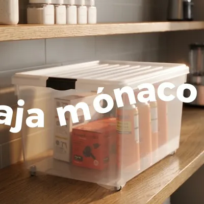 48 litros que no tienes que cargar. 📦 La caja Mónaco viene con ruedas: la llenas, la tapas y la jal