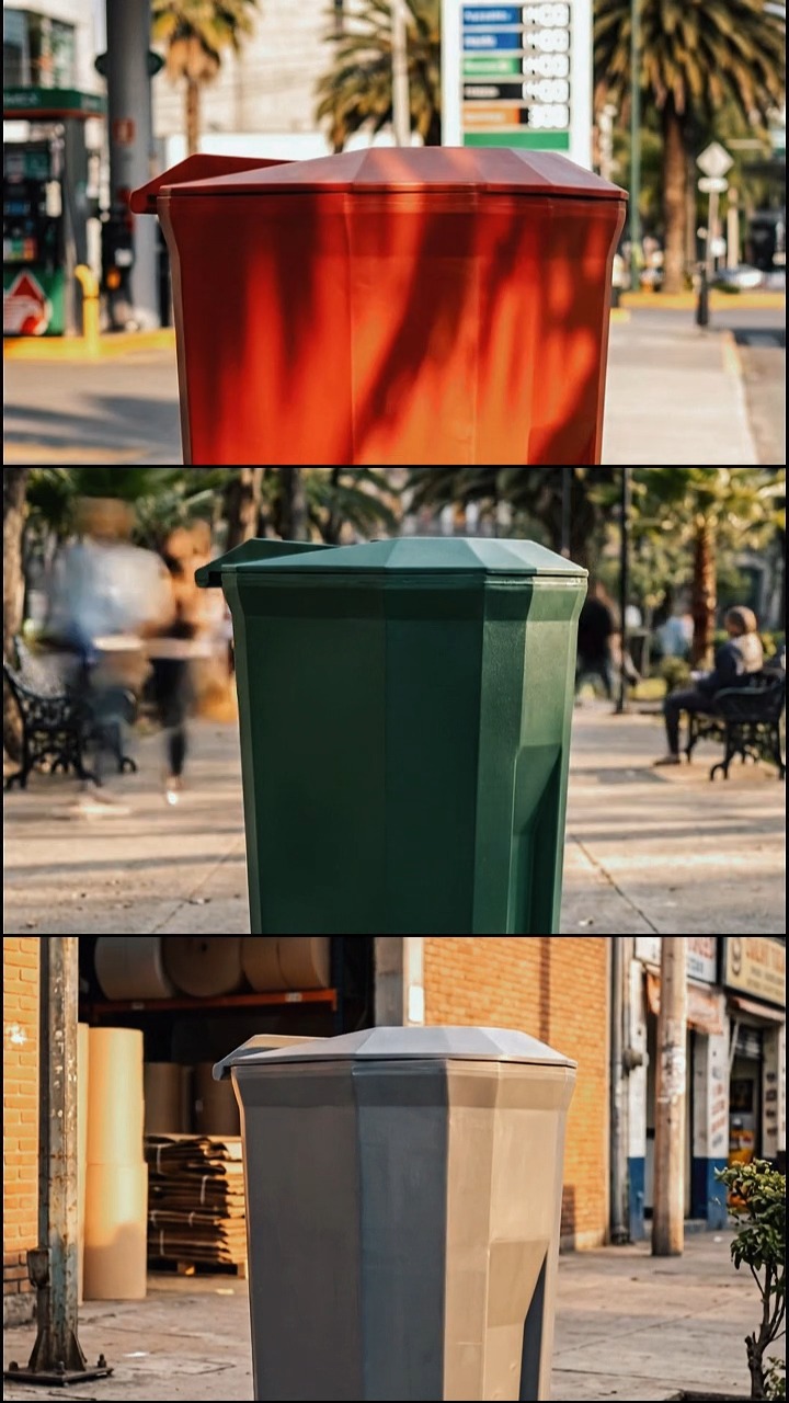 380 litros hechos para el trabajo pesado. ♻️

Ruedas tipo tractor de 10", manera